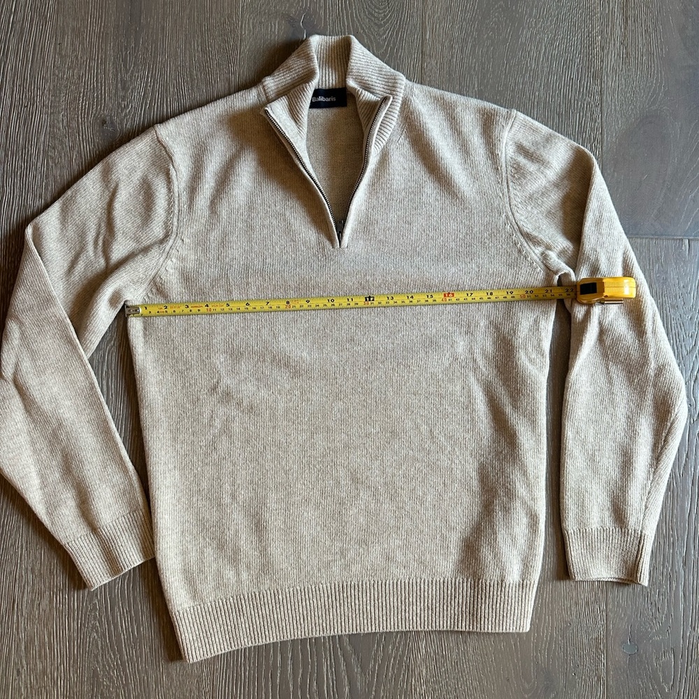 Balibaris Wool Sweater Molted Beige Size L